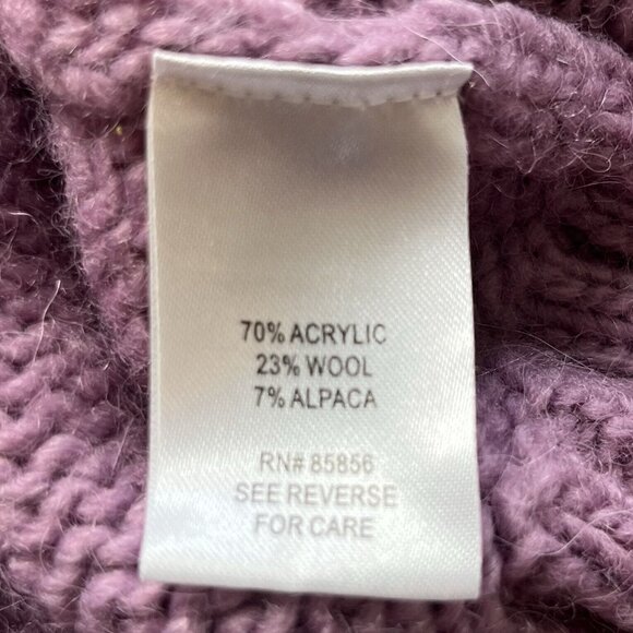 Gander Mountain Guide Series Wool Alpaca Sweater Womens Large Pink Fair Isle - Picture 6 of 7